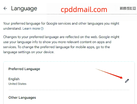 如何修改谷歌账号默认语言